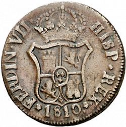 Large Obverse for 3 Cuartos 1810 coin