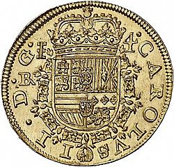 Large Obverse for 4 Escudos 1683 coin