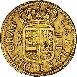 Large Obverse for 4 Escudos 1699 coin