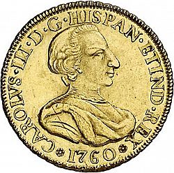 Large Obverse for 4 Escudos 1760 coin