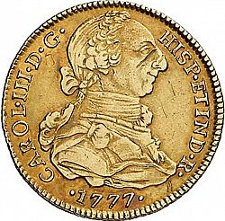 Large Obverse for 4 Escudos 1777 coin