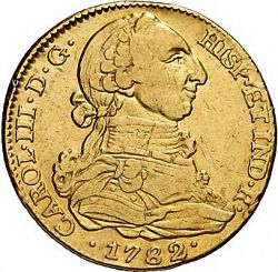 Large Obverse for 4 Escudos 1782 coin