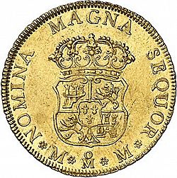 Large Reverse for 4 Escudos 1760 coin