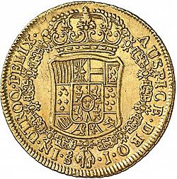Large Reverse for 4 Escudos 1763 coin
