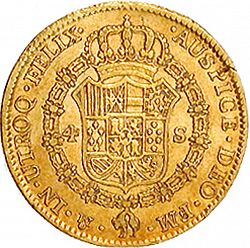 Large Reverse for 4 Escudos 1774 coin