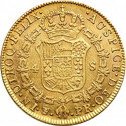 Large Reverse for 4 Escudos 1785 coin