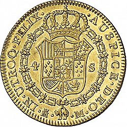 Large Reverse for 4 Escudos 1788 coin