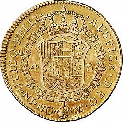 Large Reverse for 4 Escudos 1797 coin