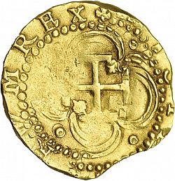 Large Reverse for 4 Escudos 1591 coin