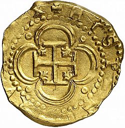 Large Reverse for 4 Escudos 1592 coin