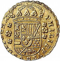 Large Obverse for 4 Escudos 1703 coin