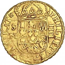 Large Obverse for 4 Escudos 1712 coin