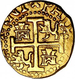 Large Reverse for 4 Escudos 1712 coin
