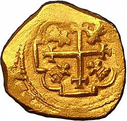 Large Reverse for 4 Escudos 1713 coin