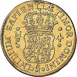 Large Reverse for 4 Escudos 1736 coin