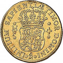 Large Reverse for 4 Escudos 1736 coin
