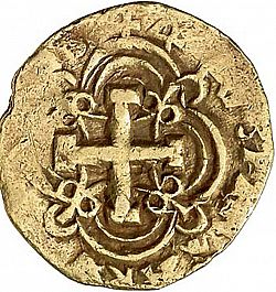 Large Reverse for 4 Escudos 1744 coin