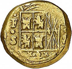 Large Obverse for 4 Escudos 1756 coin
