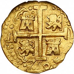 Large Reverse for 4 Escudos 1750 coin