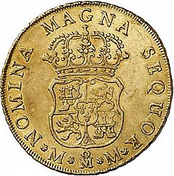 Large Reverse for 4 Escudos 1759 coin