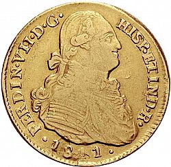 Large Obverse for 4 Escudos 1811 coin