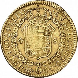 Large Reverse for 4 Escudos 1819 coin