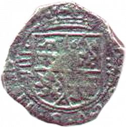 Large Obverse for 4 Reales 1669 coin