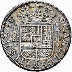 Large Obverse for 4 Reales 1761 coin