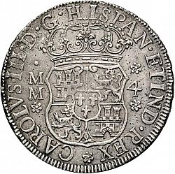 Large Obverse for 4 Reales 1762 coin