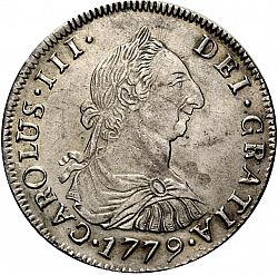 Large Obverse for 4 Reales 1779 coin