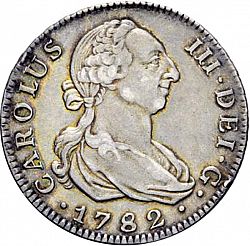 Large Obverse for 4 Reales 1782 coin