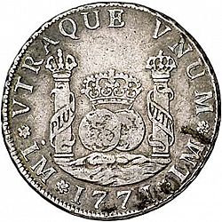 Large Reverse for 4 Reales 1771 coin