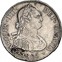 Large Obverse for 4 Reales 1805 coin