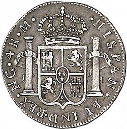 Large Reverse for 4 Reales 1794 coin