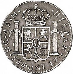 Large Reverse for 4 Reales 1794 coin