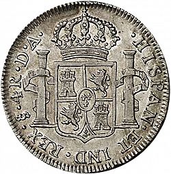 Large Reverse for 4 Reales 1799 coin