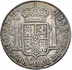 Large Reverse for 4 Reales 1807 coin