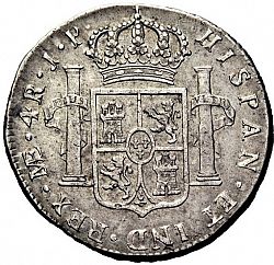 Large Reverse for 4 Reales 1808 coin