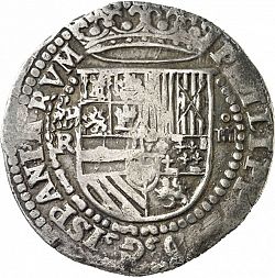 Large Obverse for 4 Reales ND/R coin