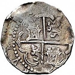 Large Reverse for 4 Reales 1594 coin