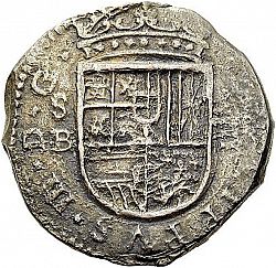 Large Obverse for 4 Reales 1611 coin