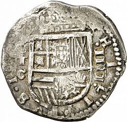 Large Obverse for 4 Reales 1613 coin