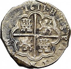 Large Reverse for 4 Reales 1611 coin