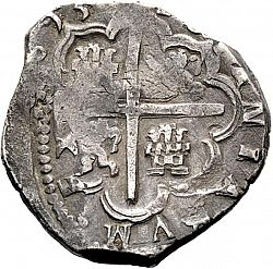 Large Reverse for 4 Reales 1615 coin