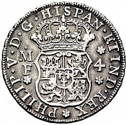 Large Obverse for 4 Reales 1735 coin