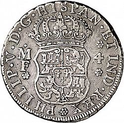 Large Obverse for 4 Reales 1736 coin