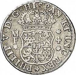 Large Obverse for 4 Reales 1737 coin