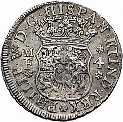 Large Obverse for 4 Reales 1740 coin