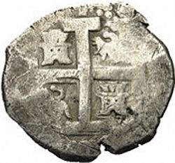 Large Reverse for 4 Reales 1723 coin