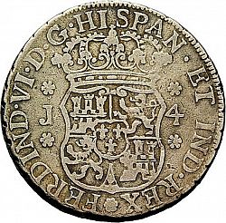 Large Obverse for 4 Reales 1755 coin